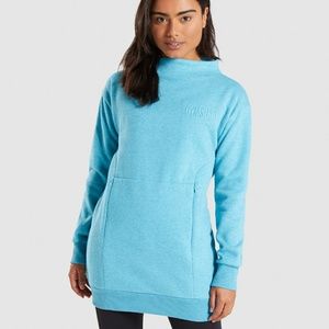 Gymshark So Soft Sweater Dusky Teal Marl Small